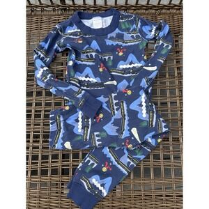 Hanna Andersson Kids Pajamas Set Sz 110 | 5 polar express Organic Cotton